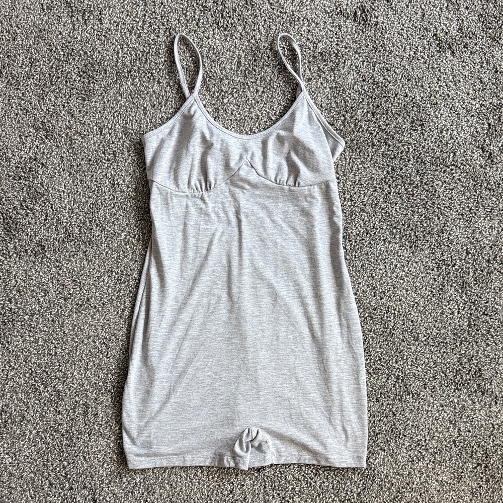 SHEIN Light Gray Women's Romper